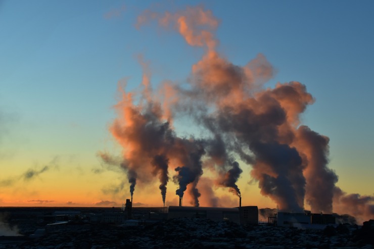 Emissione di carbonio dalle fabbriche