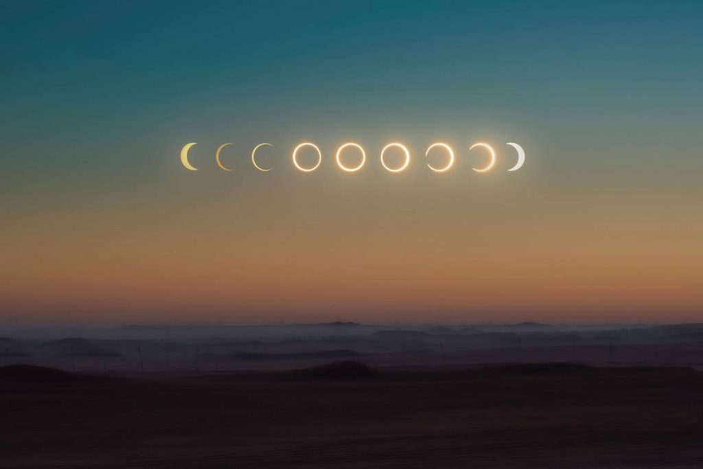 le fasi delleclissi lunare