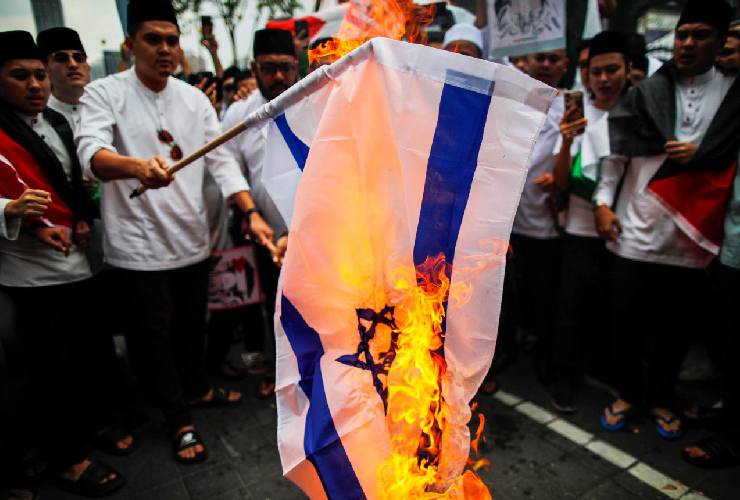 Manifestazione contro Israele