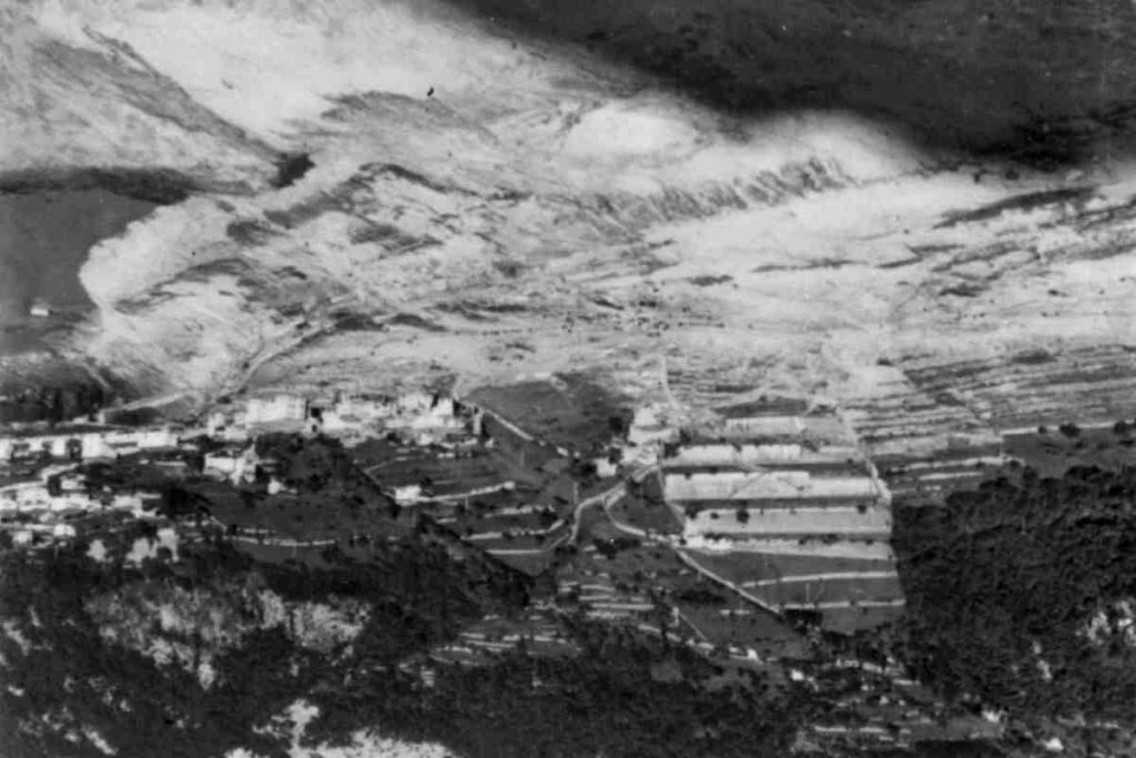 Longarone distrutta dopo il disastro del Vajont