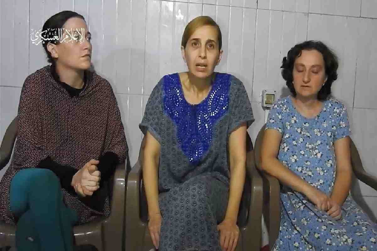 Il video delle tre donne in ostaggio di Hamas a Gaza