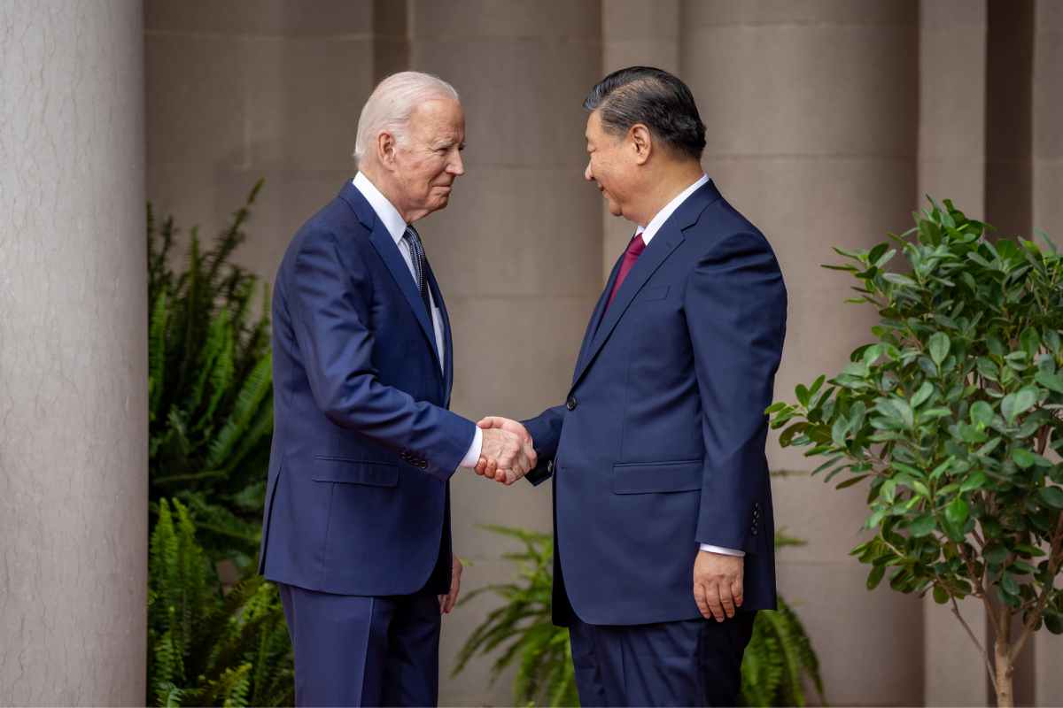 Il presidente Usa Joe Biden e l'omologo cinese Xi Jinping a San Francisco