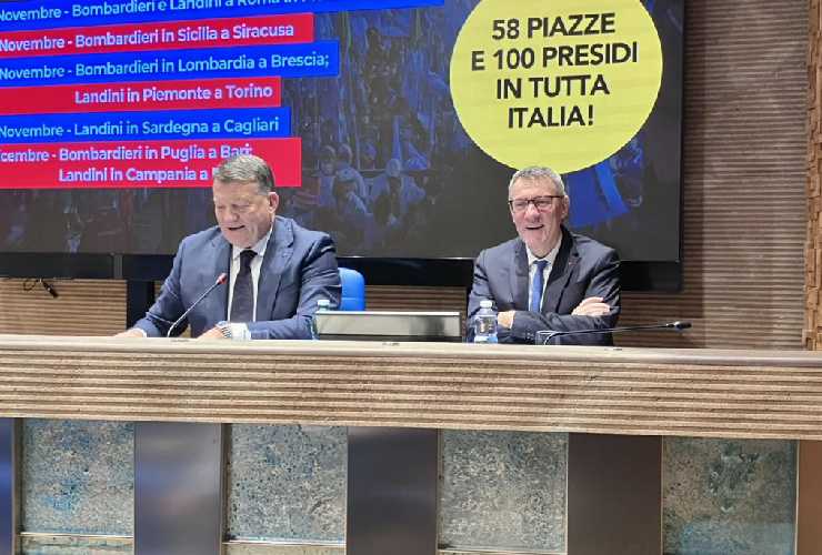 Pierpaolo Bombadieri, segretario della Uil, e Maurizio Landini, numero uno della Cgil