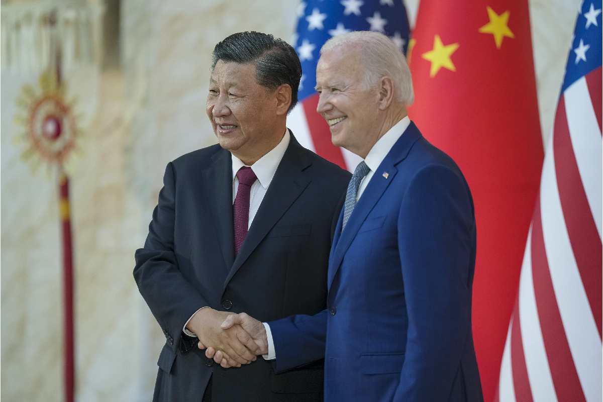 Il presidente cinese Xi Jinping e l'omologo Usa Joe Biden