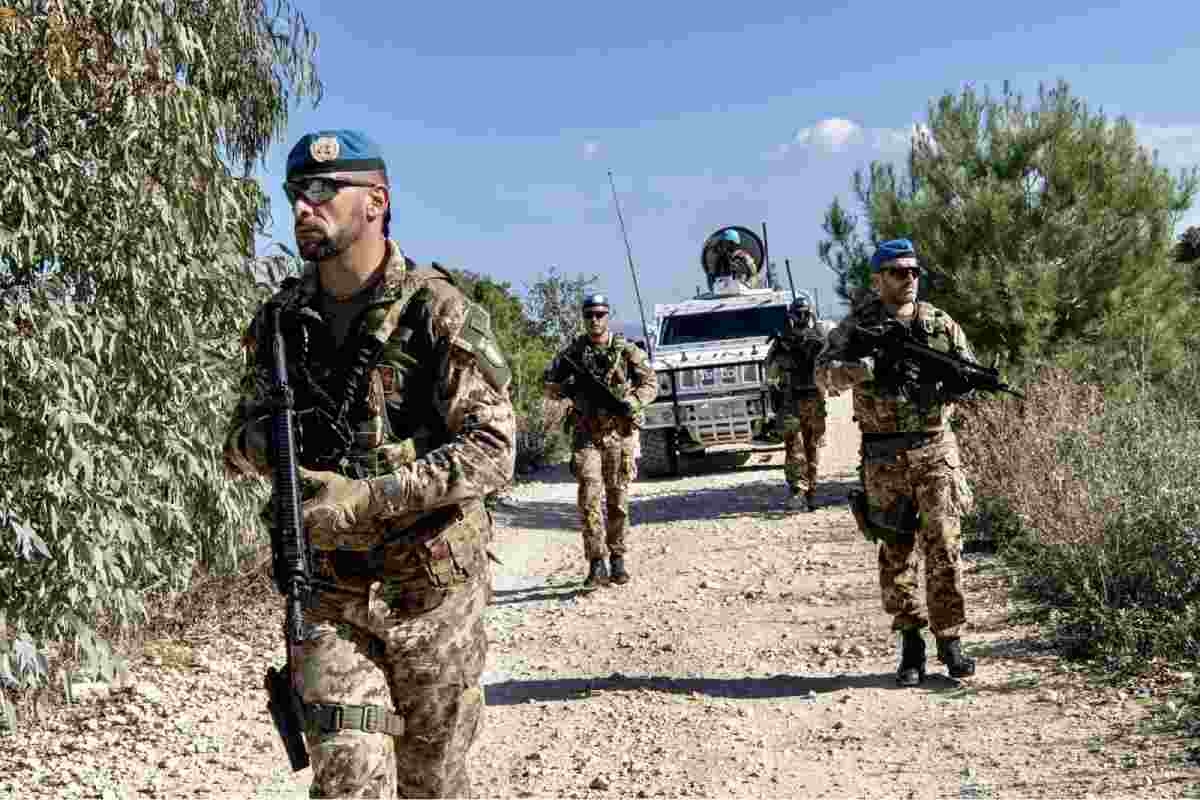 Militari italiani della missione Unifil in Libano