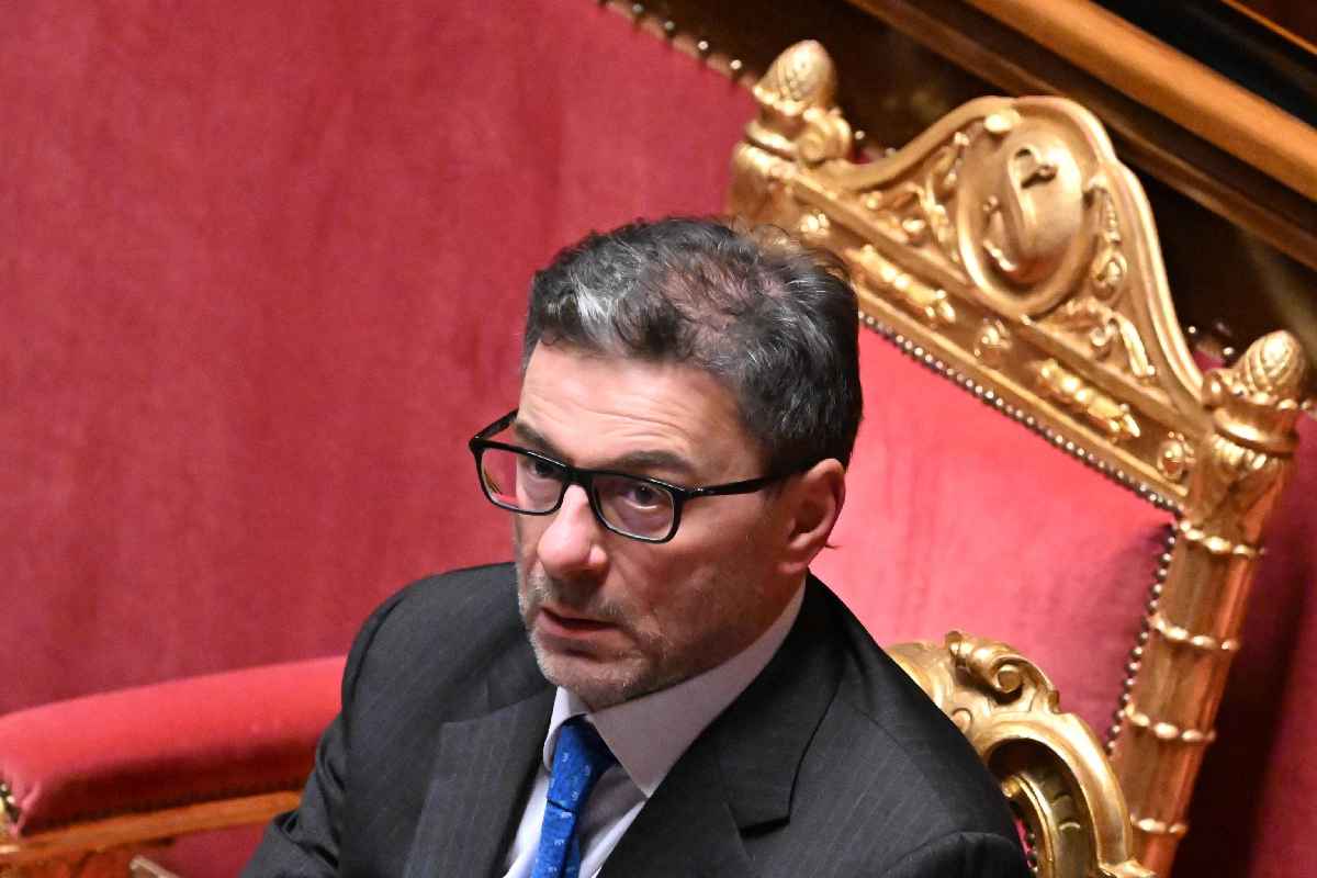 Il ministro Giorgetti