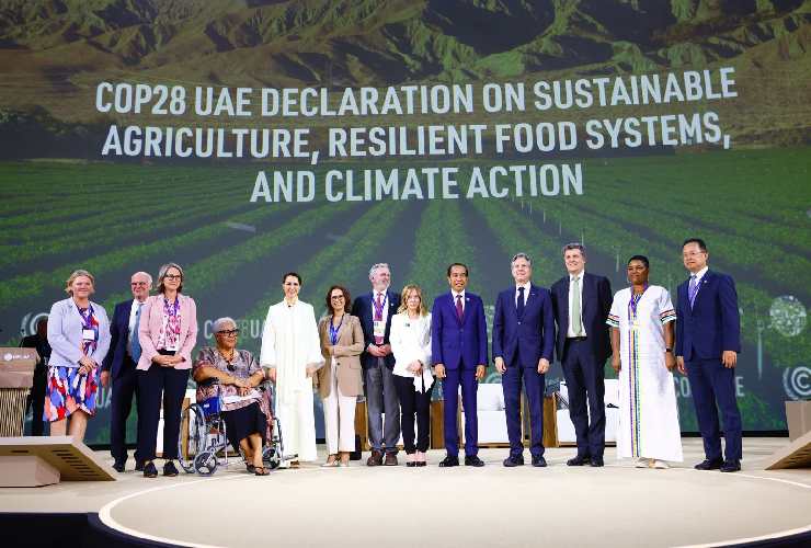 Giorgia Meloni alla Cop28 di Dubai