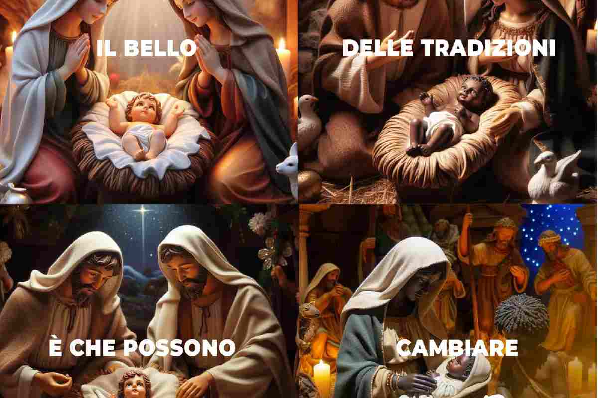 Post su presepe di Più Europa