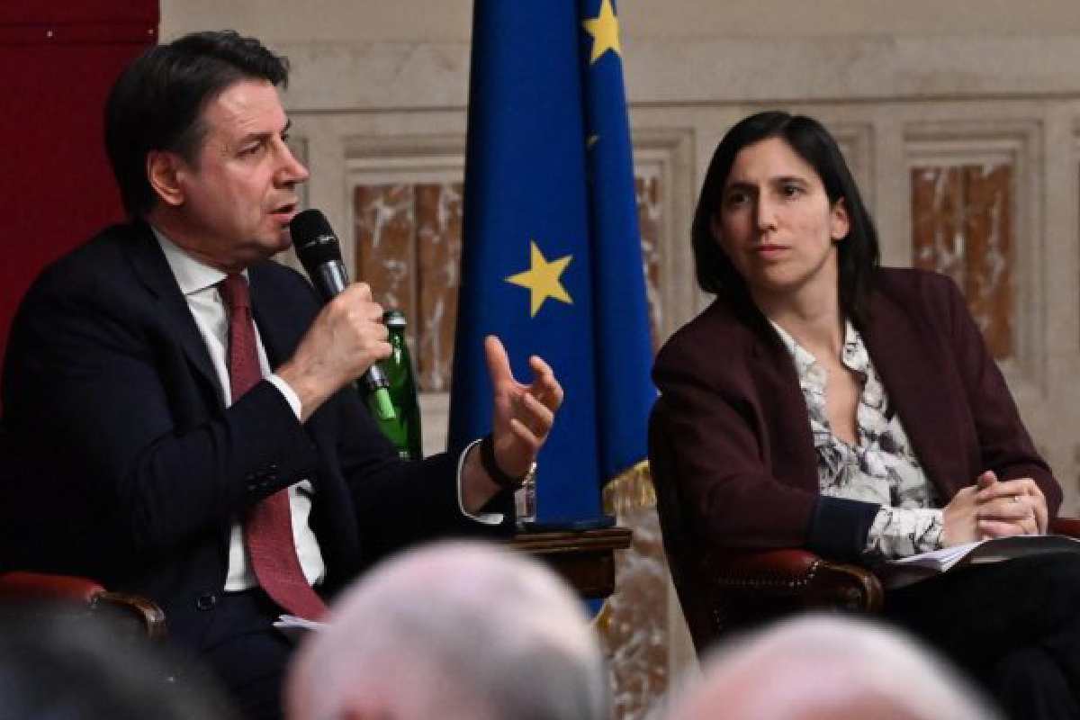 La segretaria del Partito democratico Elly Schlein e il leader del M5s Giuseppe Conte