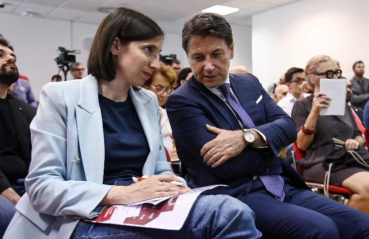 La segretaria del Partito democratico Elly Schlein e il leader del M5s Giuseppe Conte