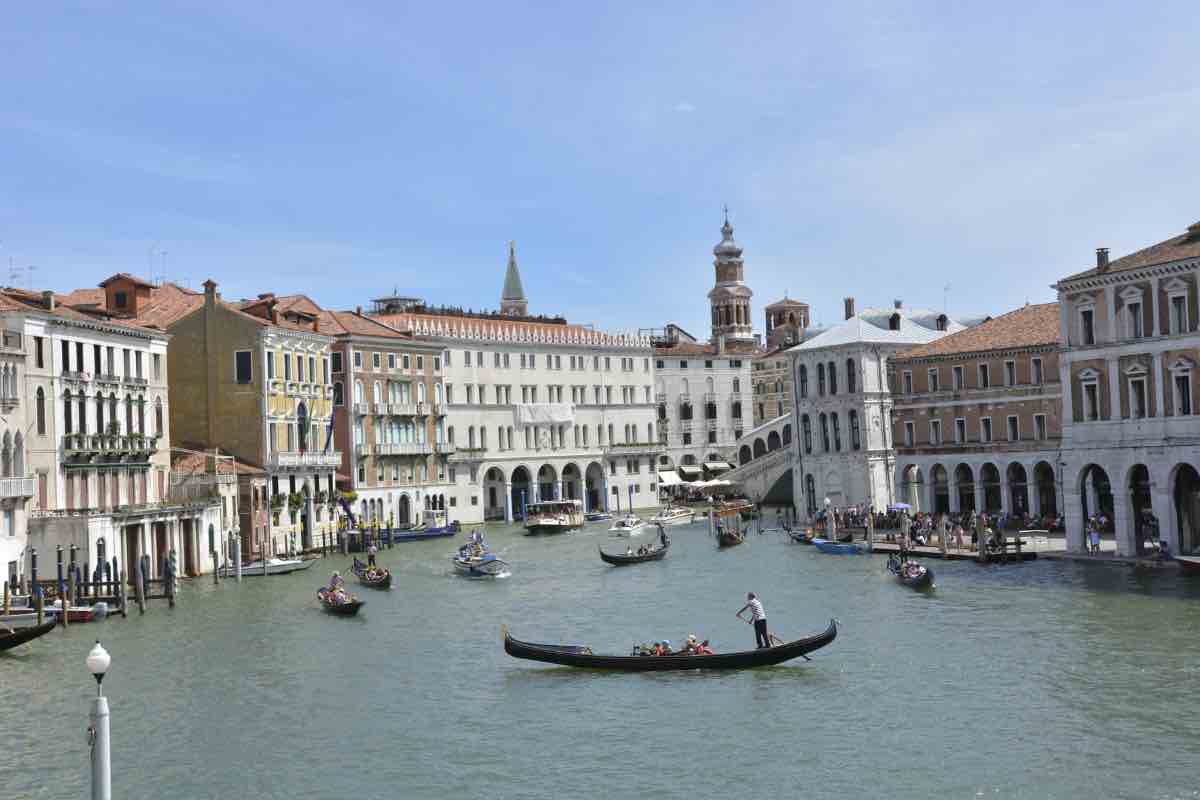Uno scorcio della laguna di Venezia