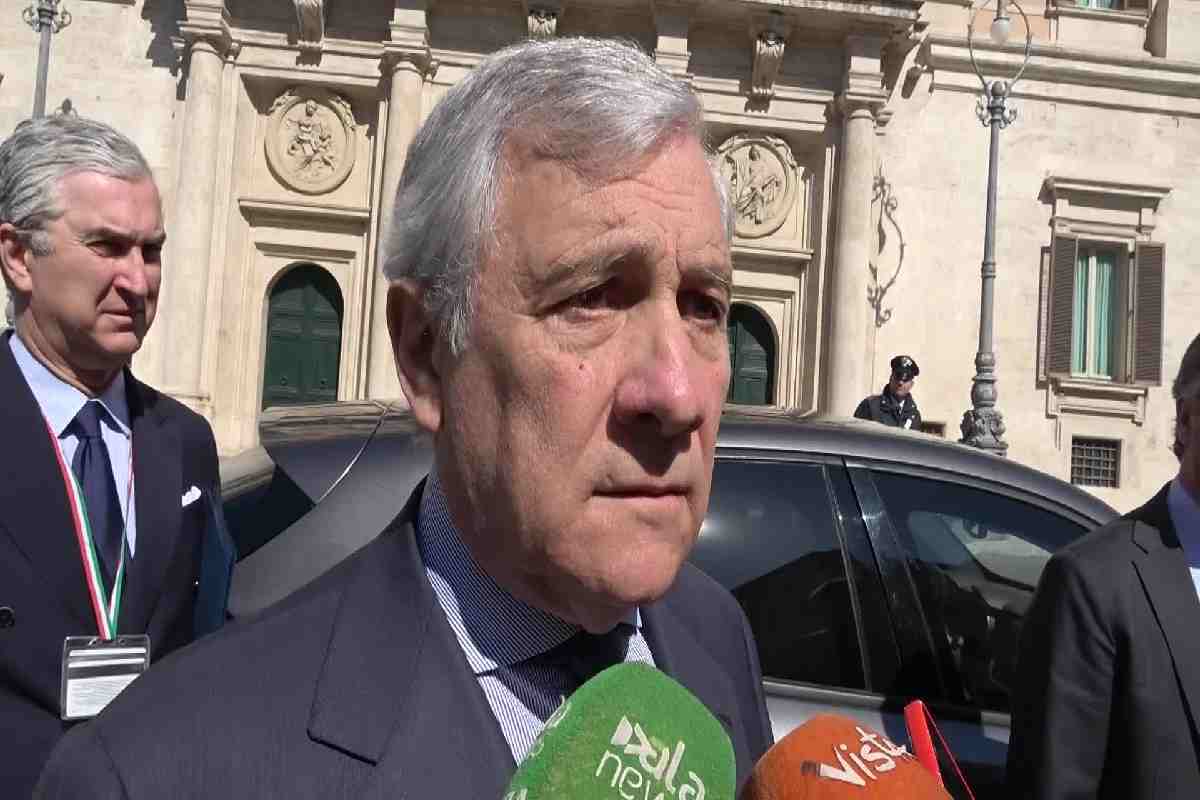 Il vicepremier Antonio Tajani