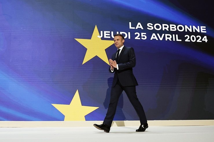 Macron alla Sorbona