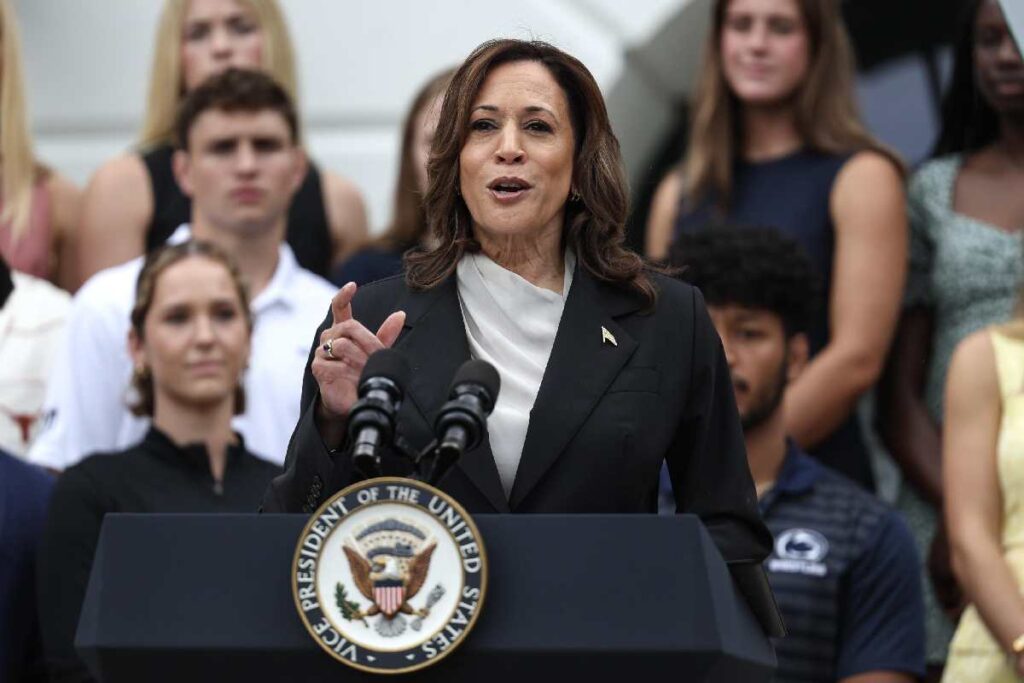 La vicepresidente Kamala Harris