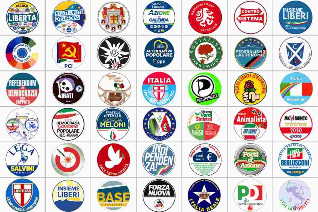 I simboli dei partiti