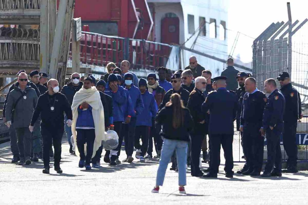 I migranti che il governo ha provato a portare in Albania a gennaio