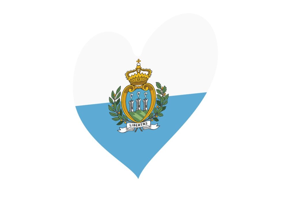 Il logo con cui San Marino ha partecipato a un'edizione dell'Eurovision