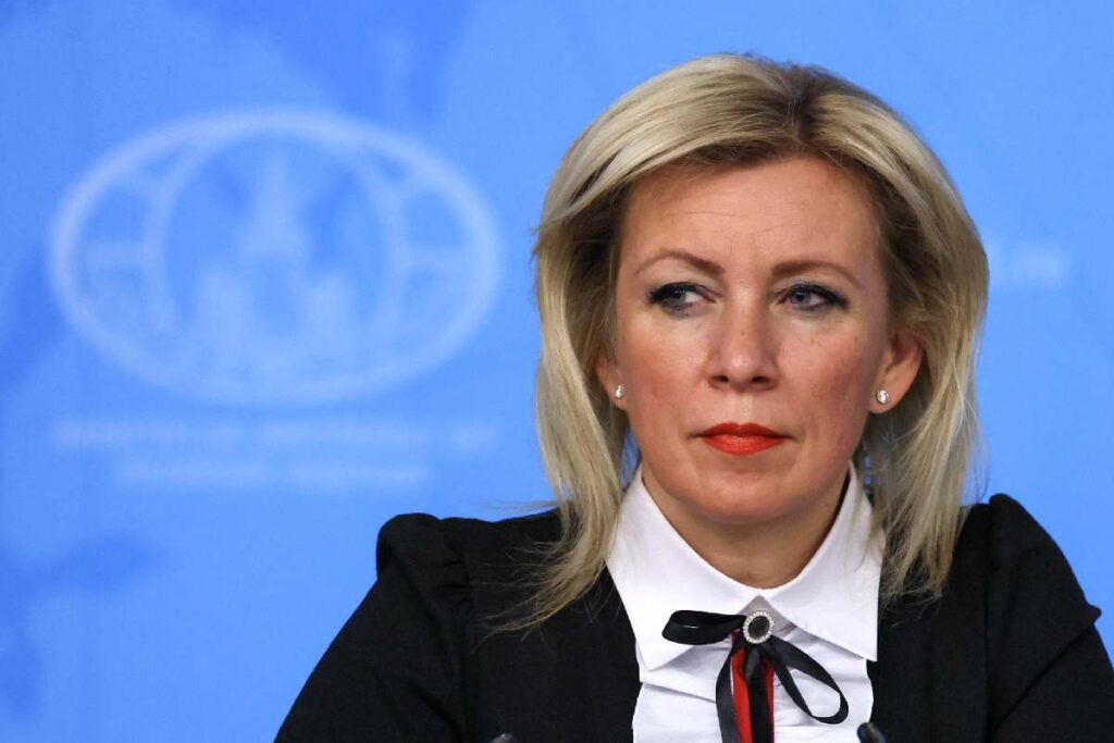 La portavoce del ministero degli Esteri della Russia Maria Zakharova