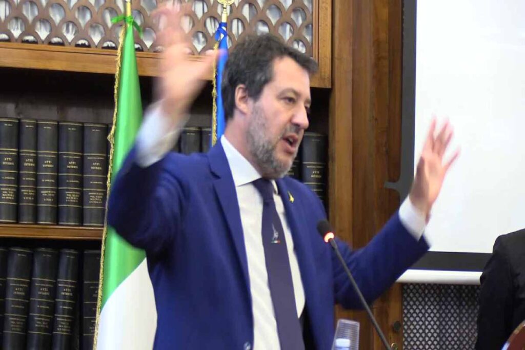 Il ministro Matteo Salvini