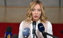 La premier Giorgia Meloni